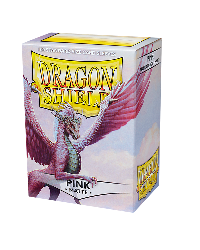 Dragon Shield Matte Standard Size Sleeves Pink (100pcs)