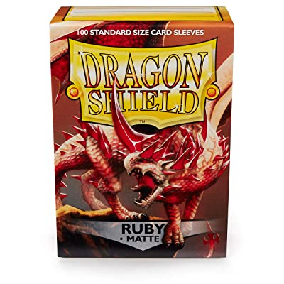 Dragon Shield Matte Standard Size Sleeves Ruby (100pcs)