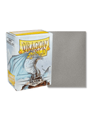 Dragon Shield: Standard Size Matte Sleeves - Silver (100pcs)