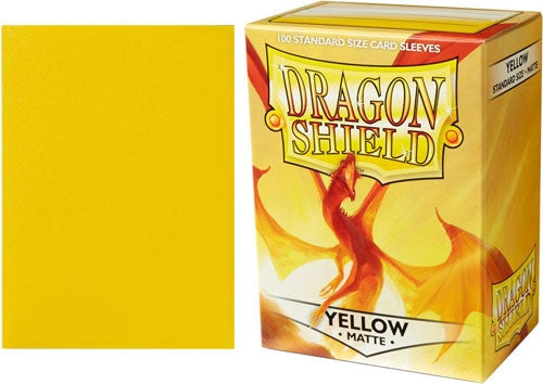 Dragon Shield mat folije za karte standardne veličine žuti (100 kom)