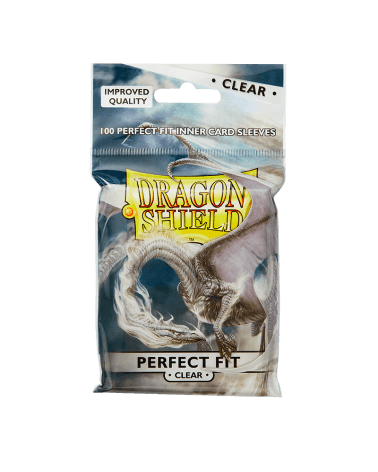 Dragon Shield Perfect Fit Clear Standard size deck protector