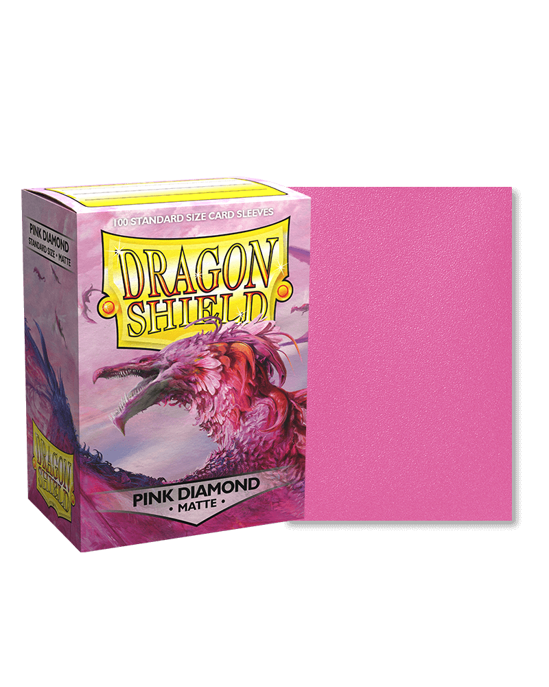 Dragon Shield Matte Standard Size Sleeves Pink Diamond (100pcs)