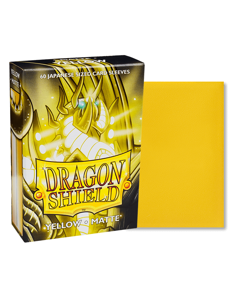 Dragon Shield Matte Japanese Size Sleeves Yellow (60pcs)
