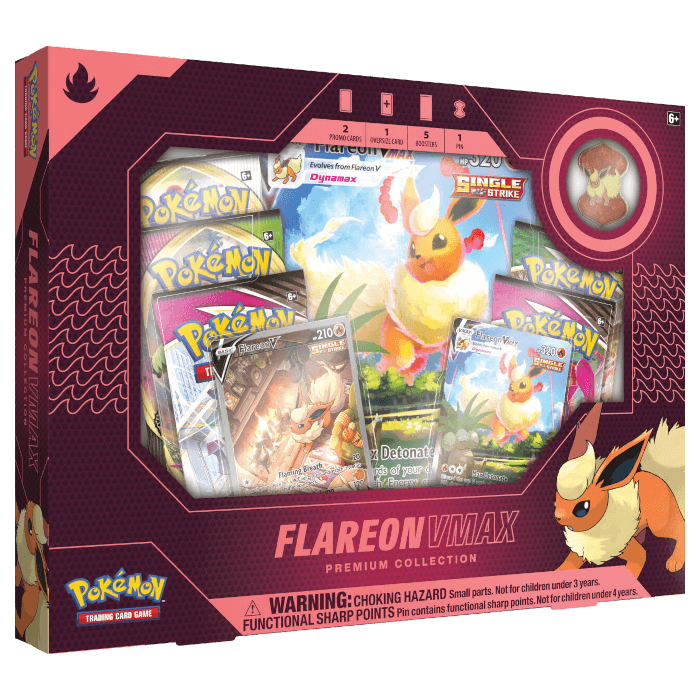 Pokémon TCG Flareon VMAX Premium kolekcija 