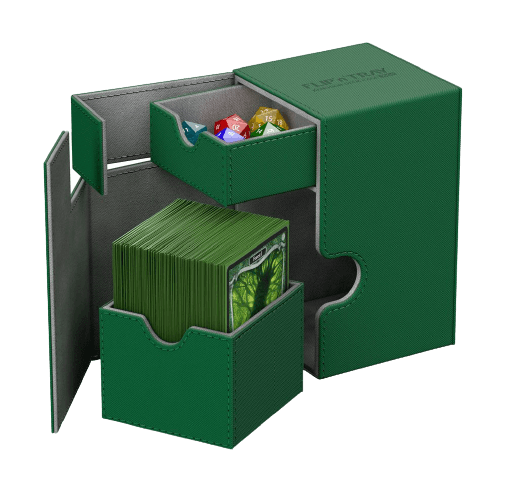 Green Flip 'n Tray Deck Box (XenoSkin) -  Ultimate Guard