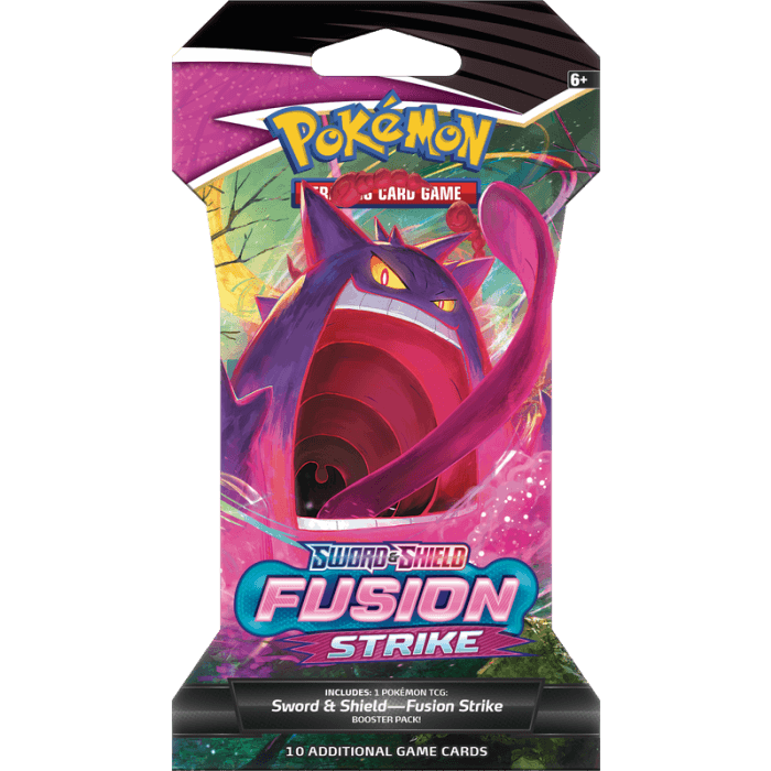 Pokemon TCG Fusion Strike Sleeved Booster Pack | Mew Vmax