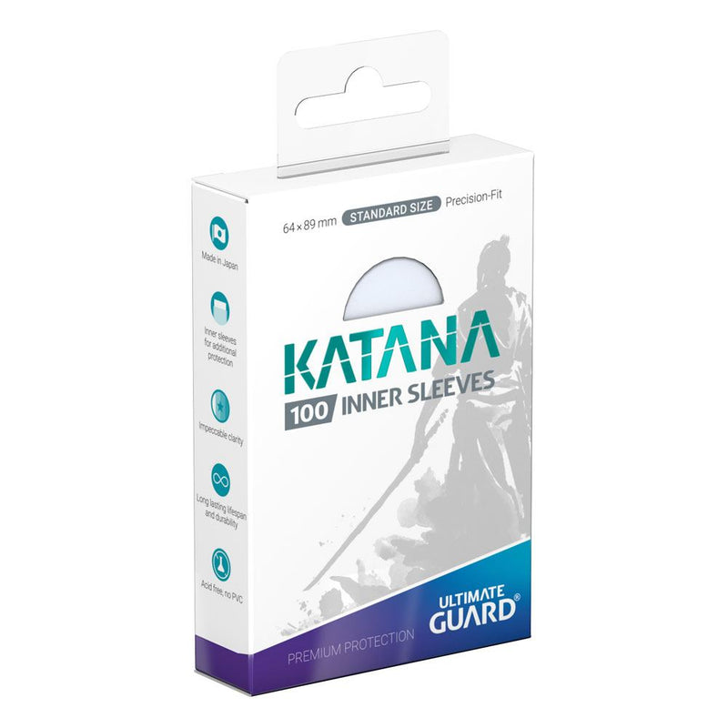 Ultimate Guard Katana Inner Sleeves Standard Size (100) Transparent