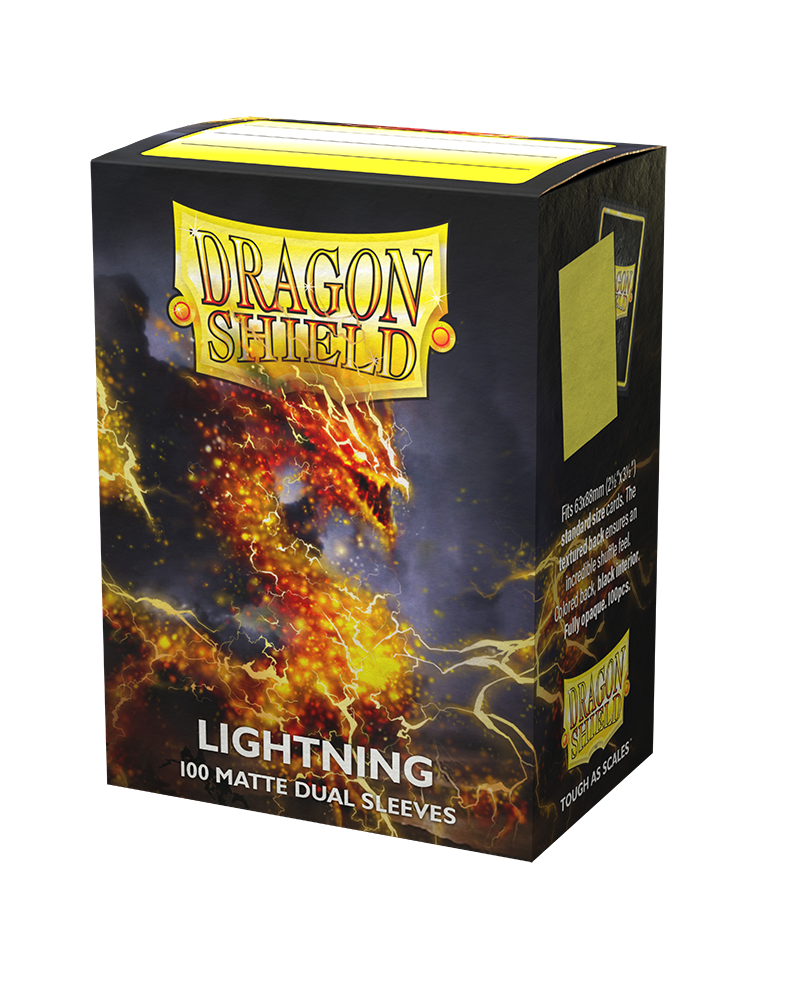 Dragon Shield Dual Matte Standard Size Sleeves Lightning (100pcs)