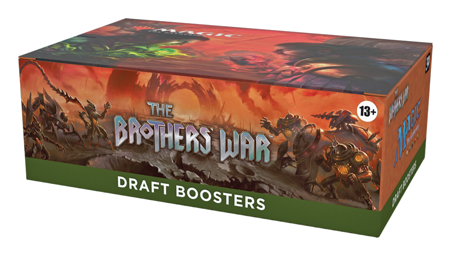 mtg brothers war draft booster box Magic the Gathering The Brothers War Draft Booster Box
