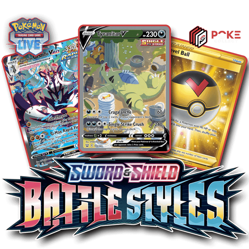 Pokemon TCG Battle Styles Booster Pack (10 Cards)