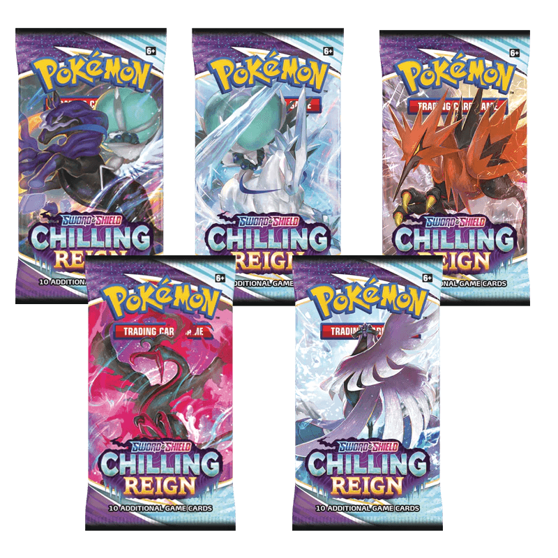Pokemon Chilling Reign Booster Pack | Shadow Rider Calyrex Pokemon Chilling Reign Booster Pack | Shadow Rider Calyrex
