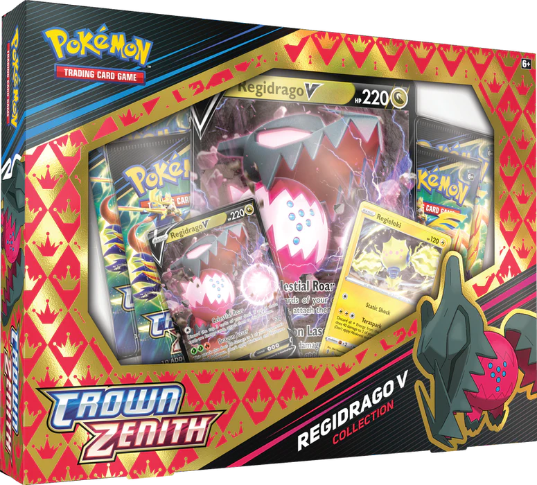 Pokemon TCG Crown Zenith (CRZ) Regidrago V Box