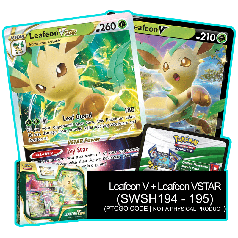 Pokemon TCG Leafeon VSTAR Special Collection | Leafeon V Pokemon TCG Leafeon VSTAR Special Collection | Leafeon V