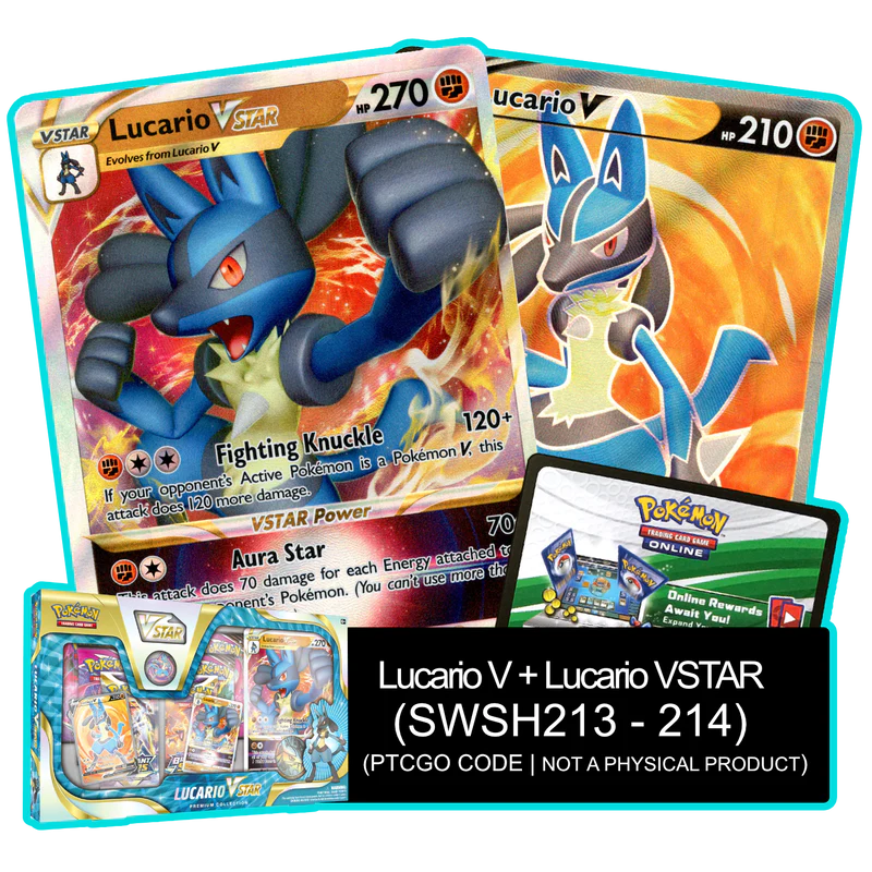 Pokemon TCG Lucario Vstar Premium Collection