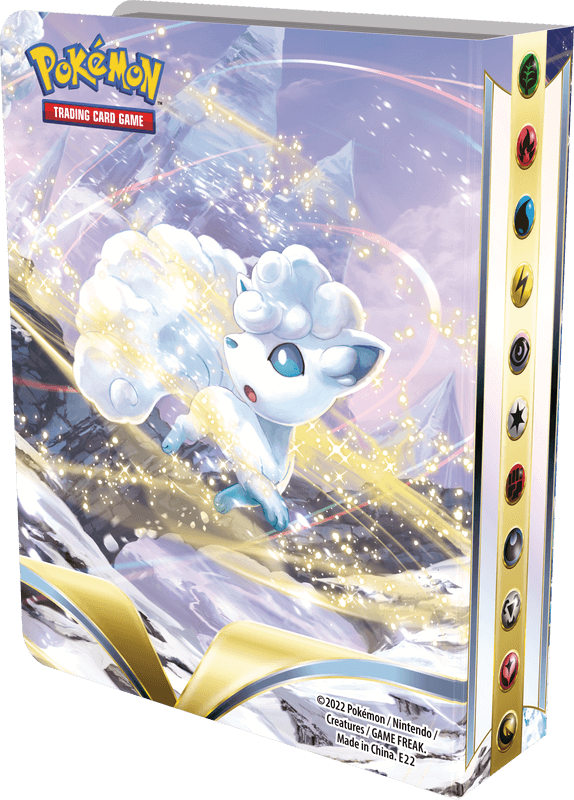 Pokemon TCG Silver Tempest Mini Portfolio + Booster Pack Pokemon TCG Silver Tempest Mini Portfolio + Booster Pack