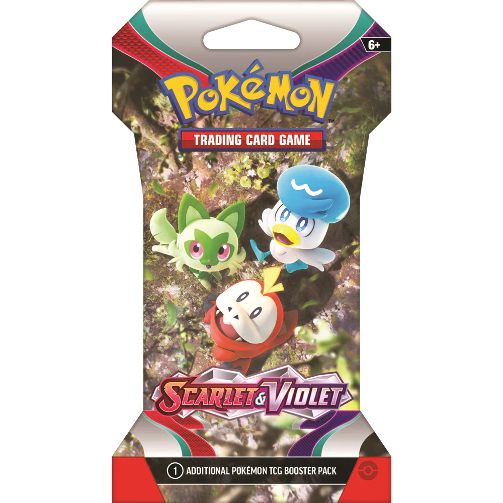 pokémon tcg scarlet & violet sleeved booster pack Pokemon TCG Scarlet & Violet Sleeved Booster Pack