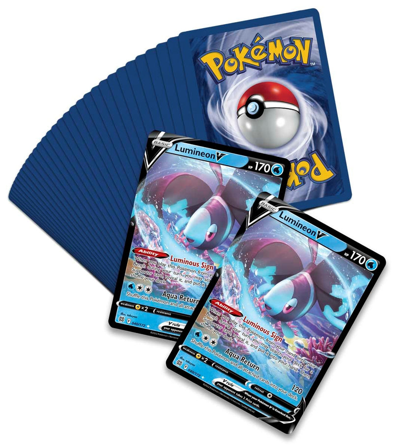 Pokemon TCG Trainer's Toolkit 2022 | 2 copies of Lumineon V Pokemon TCG Trainer's Toolkit 2022 | 2 copies of Lumineon V