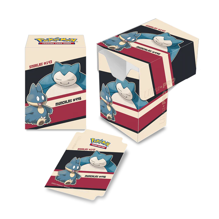 Ultra Pro Pokemon TCG Full View Deck Box Snorlax i Munchlax