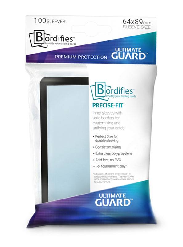 Ultimate Guard Bordifies Precise-Fit Sleeves Standardna veličina - 100 komada - crna