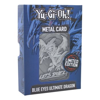 Yu-Gi-Oh! Ograničeno izdanje kolekcionarske metalne kartice - Blue Eyes Ultimate Dragon 